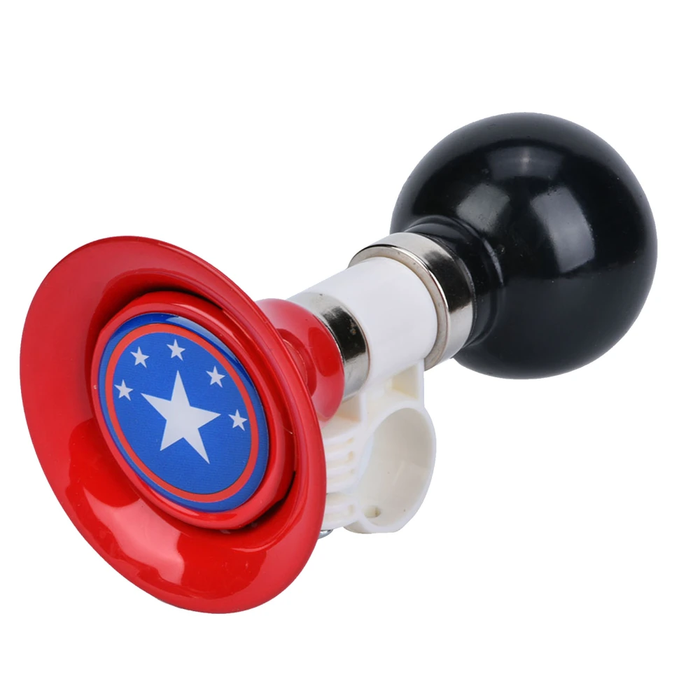 Metal Rubber Loud Children Bicycle Kids Bike Horn Warning Bell for Boys Girls Accessory (Red)