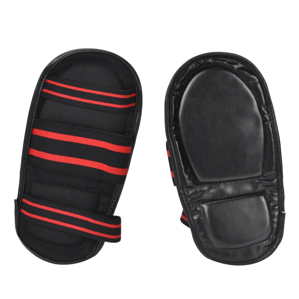 EVA Pad Instep Guards Foot Guard Protector for Sanda Boxing MMA Muay Thai(black)