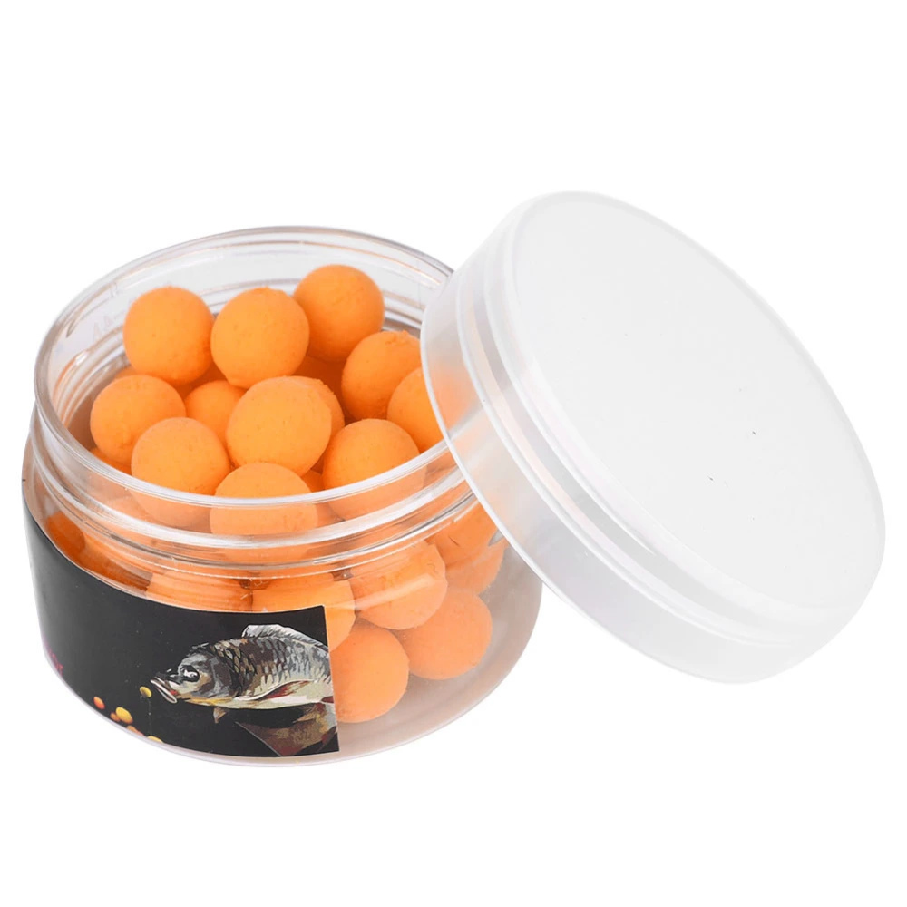 1 Box PVA Ball Floating Feeder Beads Carp Artificial Fishing Lure Fish Bait (Orange 12mm)