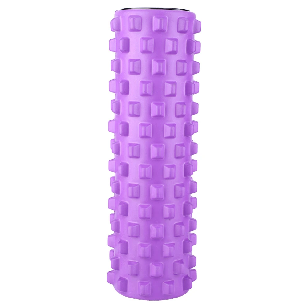 EVA Muscle Massager Foam Roller Hollow Fitness Exercise Yoga Equipment (purple)