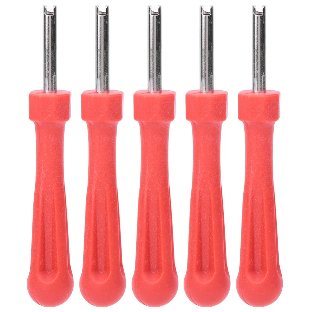 5PCS Durable Valve Core Wrench Tyre Valve Core Removal Tool Air Valves Repair Tool