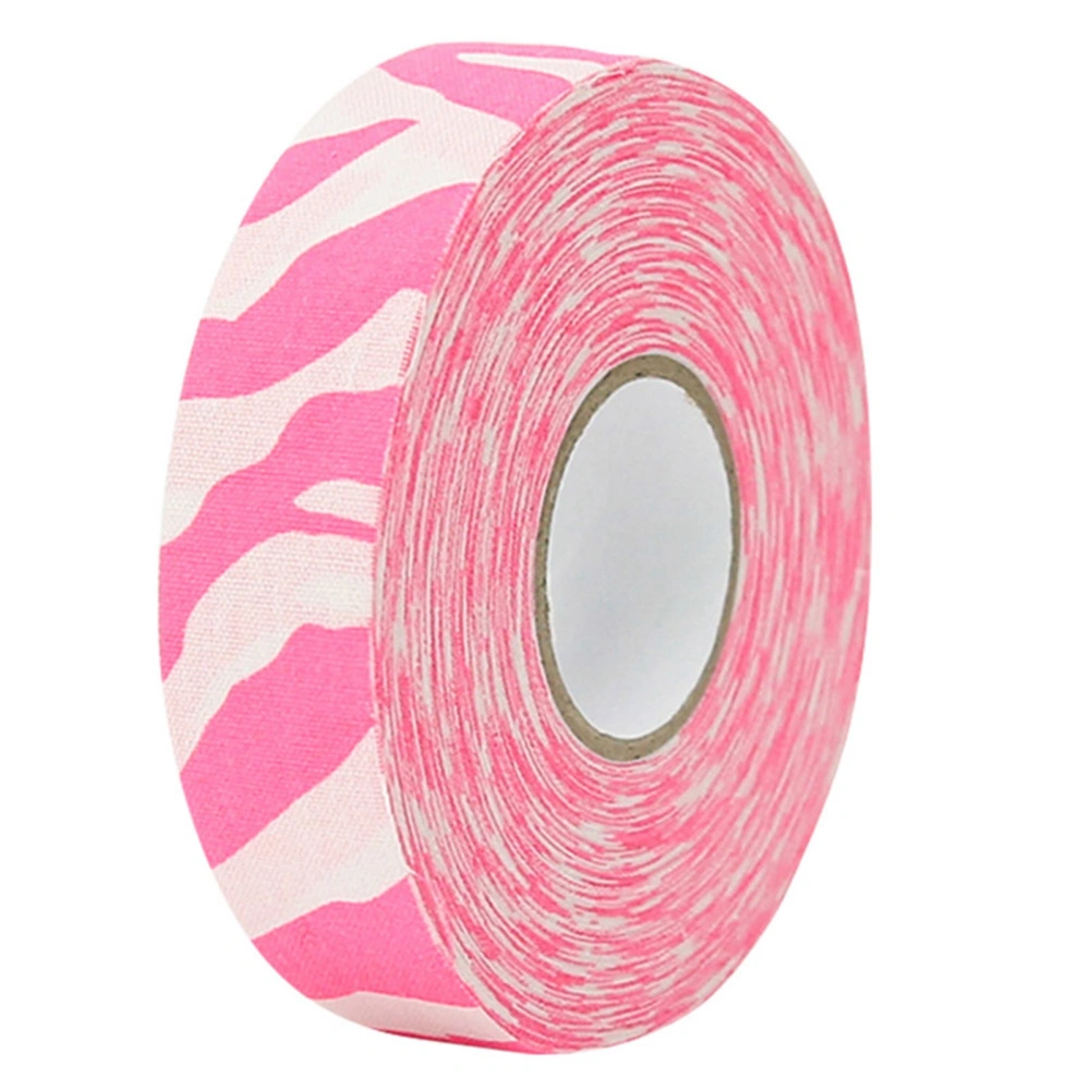 2.5cmx25m Hockey Protective Tape Sport Badminton Pole Pads Hockey Stick Tapes Pink Zebra