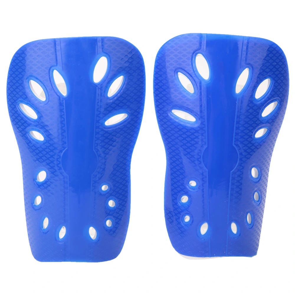 1 Pair Soccer Shin Guards Children Kids Football Training Protection Pads Protector(blue)