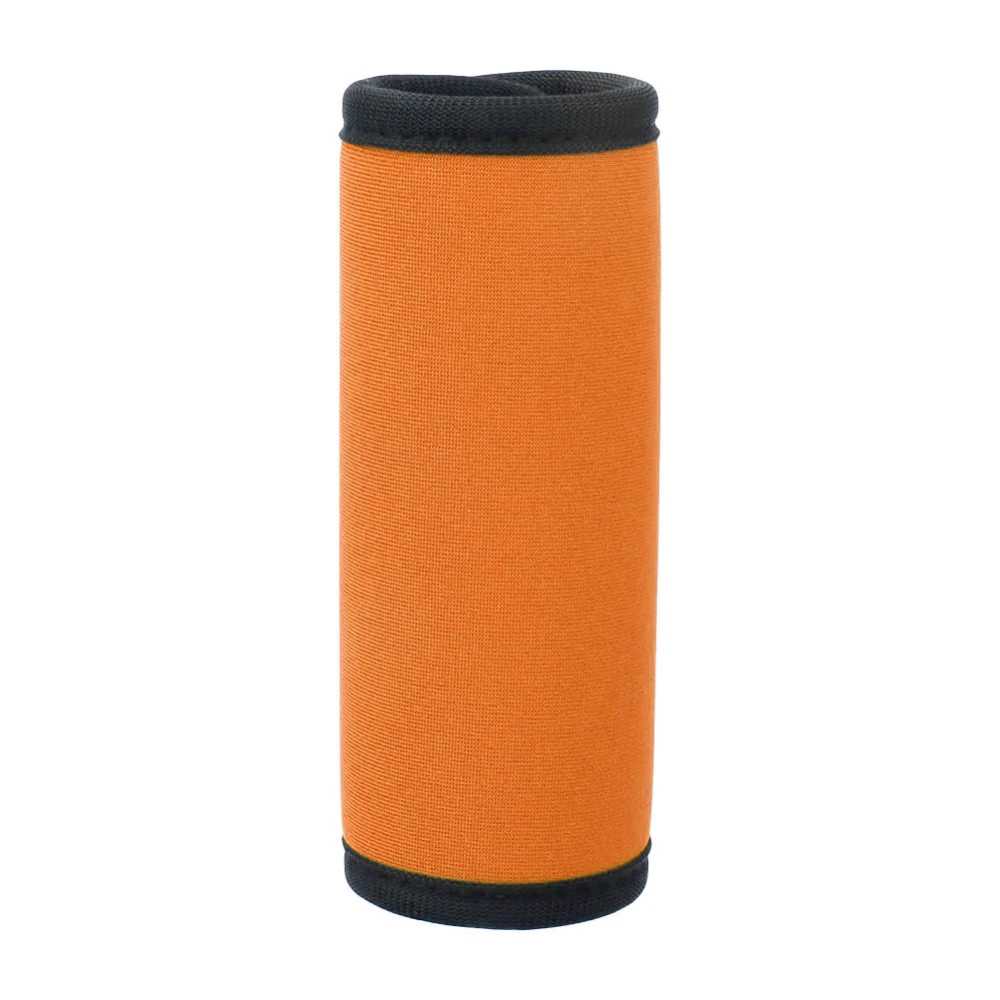 Neoprene Soft Luggage Box Car Door Handle Cover Wrap Grips Suitcase Travel Tags(Orange)