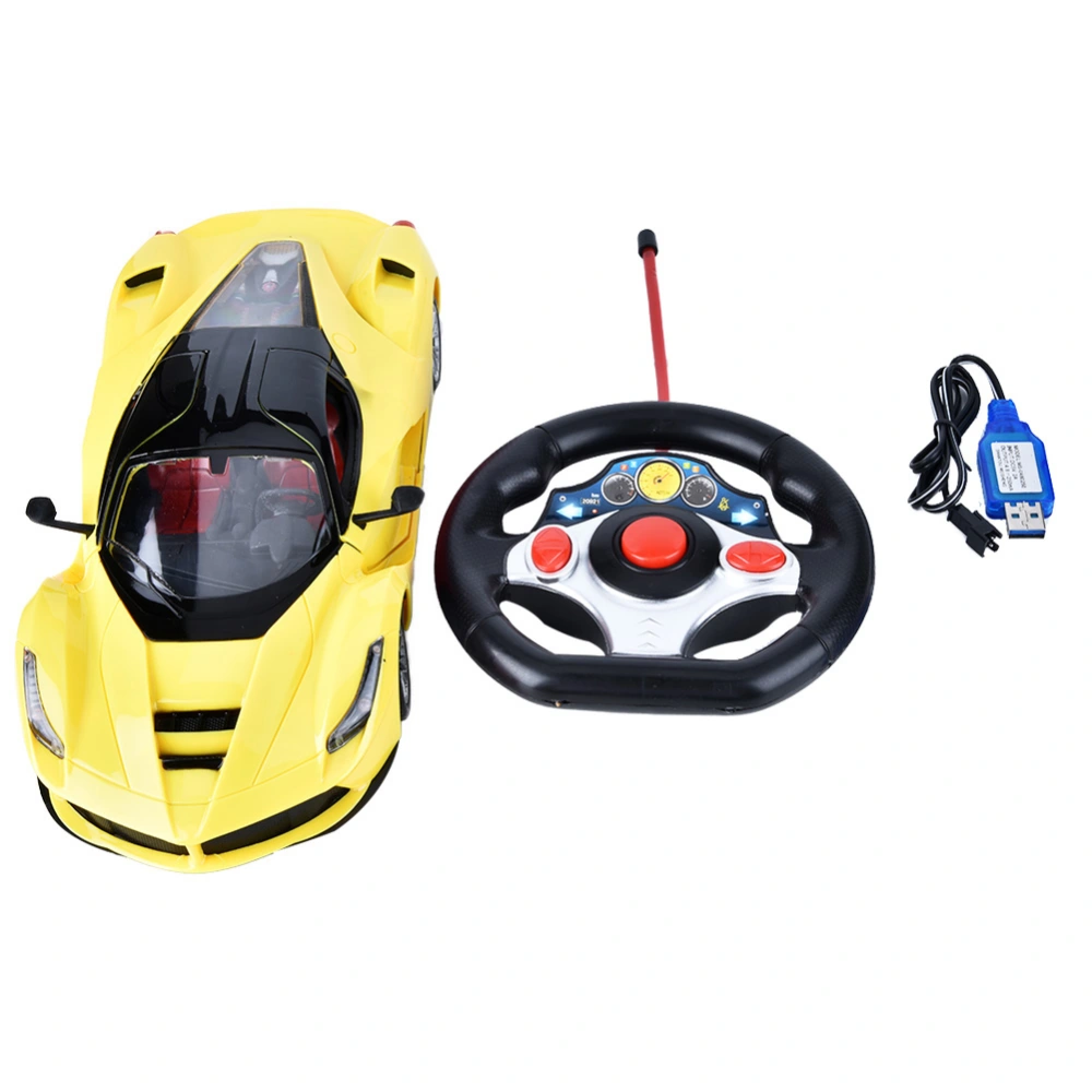 Children Toy Model Car 1:14 Remote Control Sports Car with Lights (Button Remote Control)