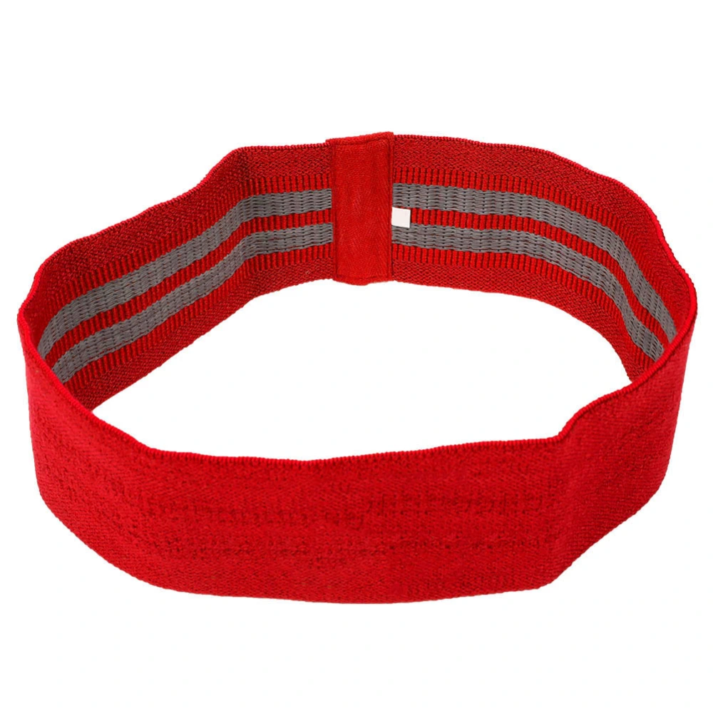 Squat Training Hip Ring Elastic Band Sport Resistance Bands Yoga Exercise Rally Belt Red M