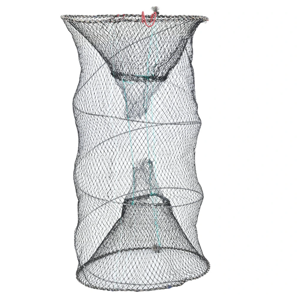 Portable Folding Automatic Fishing Net Bait Shrimp Cage Crab Lobster Trap Nets