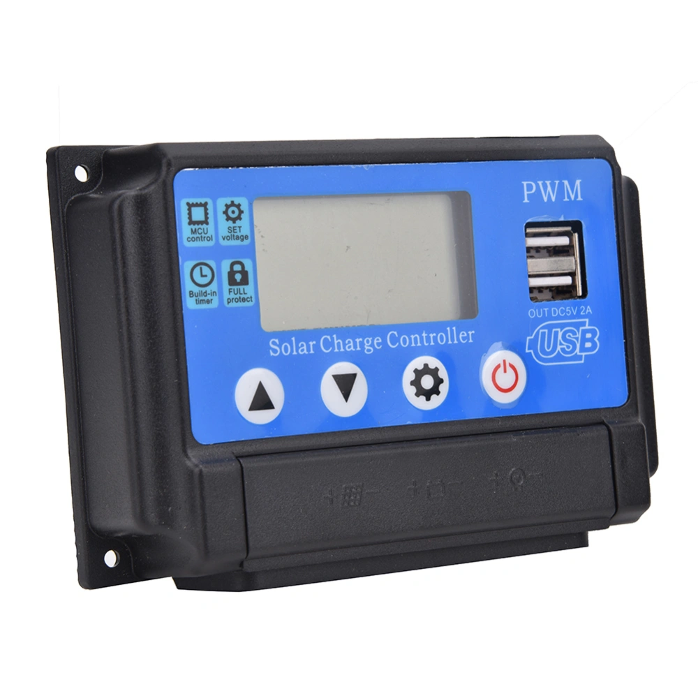 YCX-002 10-60A Solar Panel Regulator Charge Controller PWM 12V/24V Auto Focus Tracking 50A