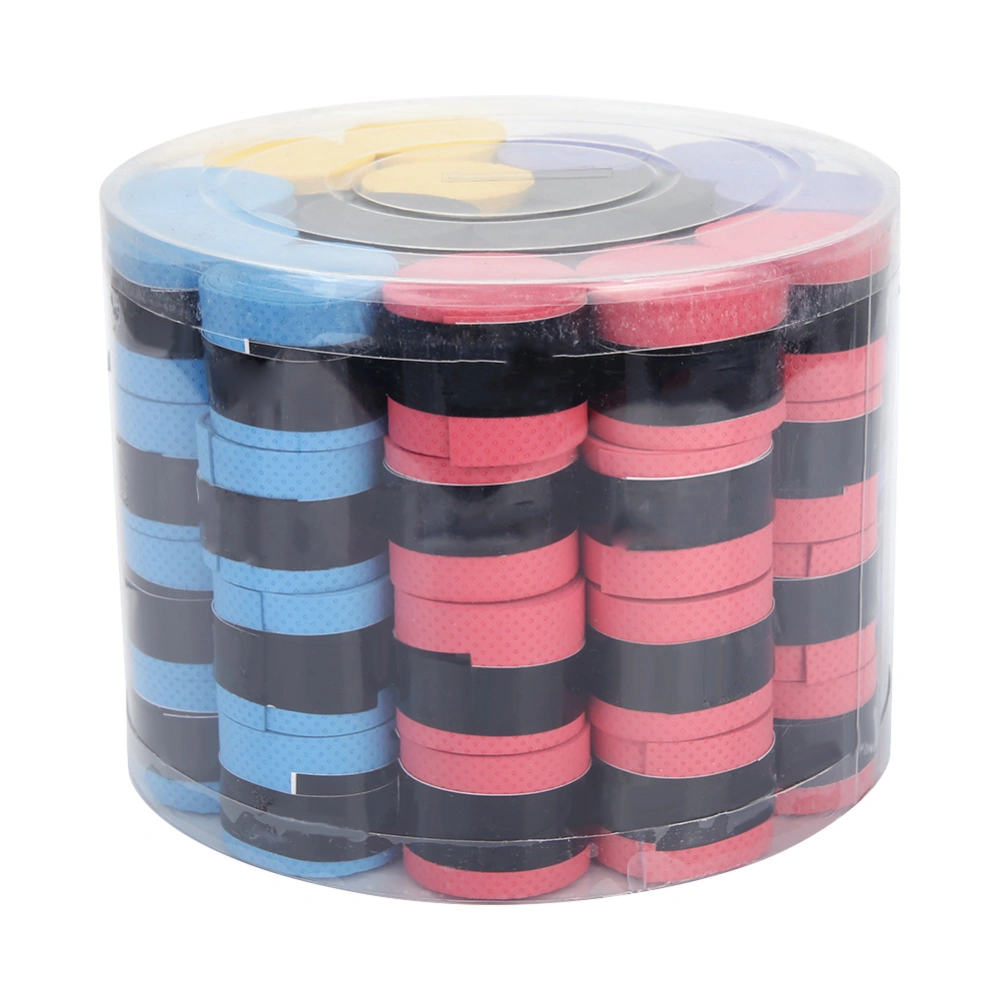 60Pcs PU Anti slip Sweatbands Tape Sports Equipment for Fishing Rods Badminton Tennis Racket