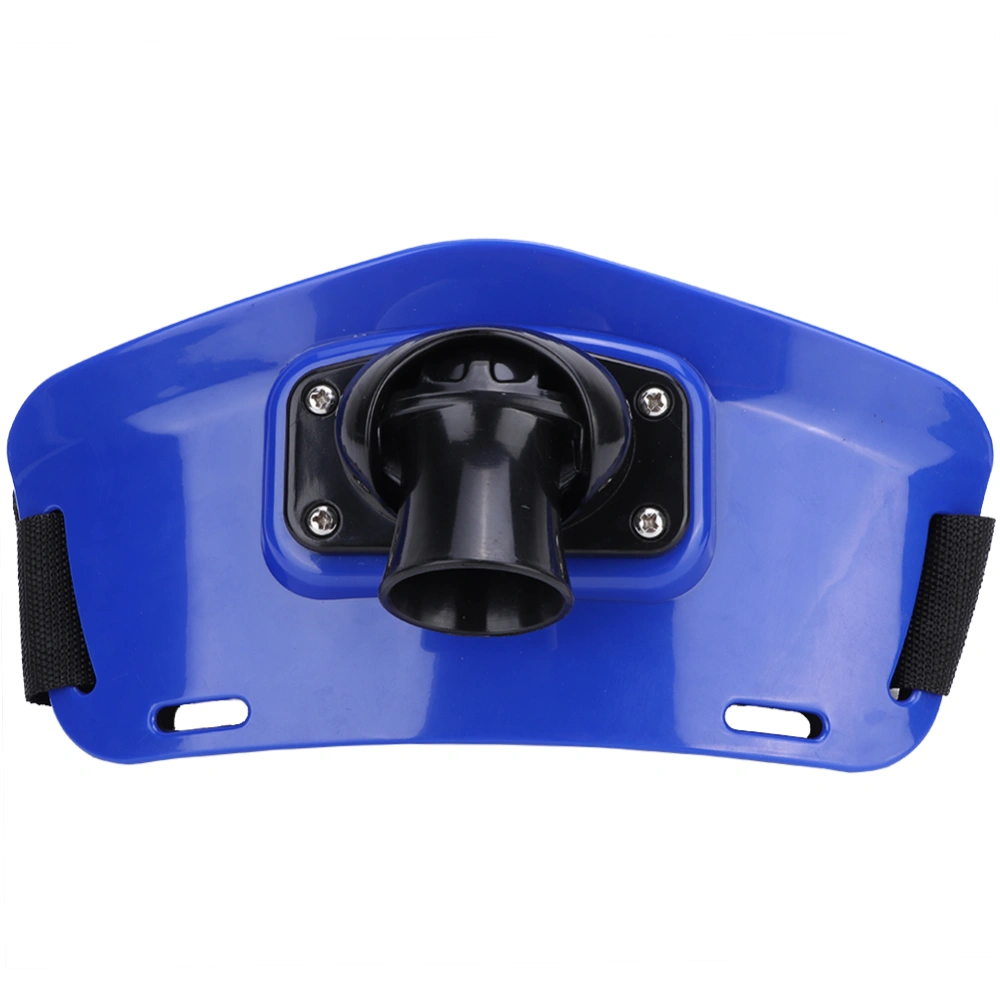 ABS Rotating Belly Top Belt Fishing Gear Hard Plastic Protective Boat Fishing Tackle(Blue)