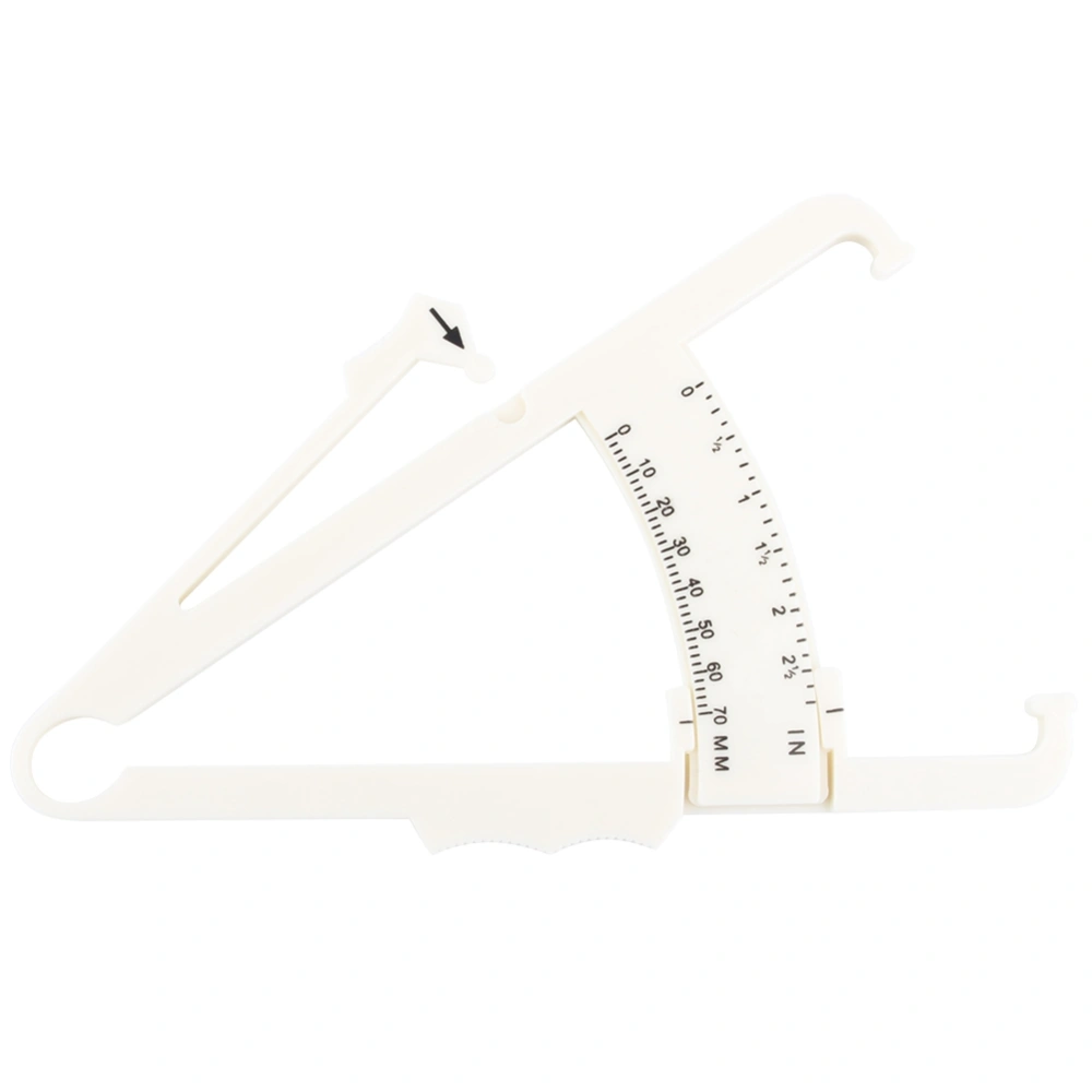 1PC Body Fat Caliper Tester Fitness Skin Fold Accurate Measure Measurement Tool