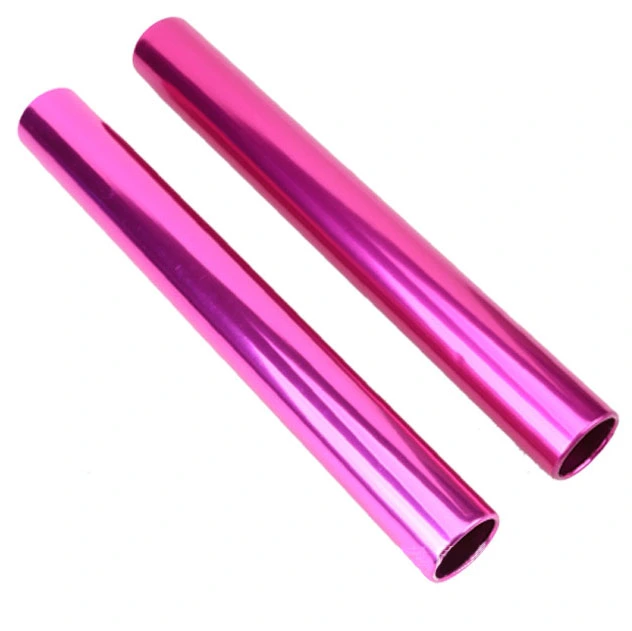 1Pc Aluminum Relay Baton Track Sport Game Rod for Training Competition Tool(Purple)