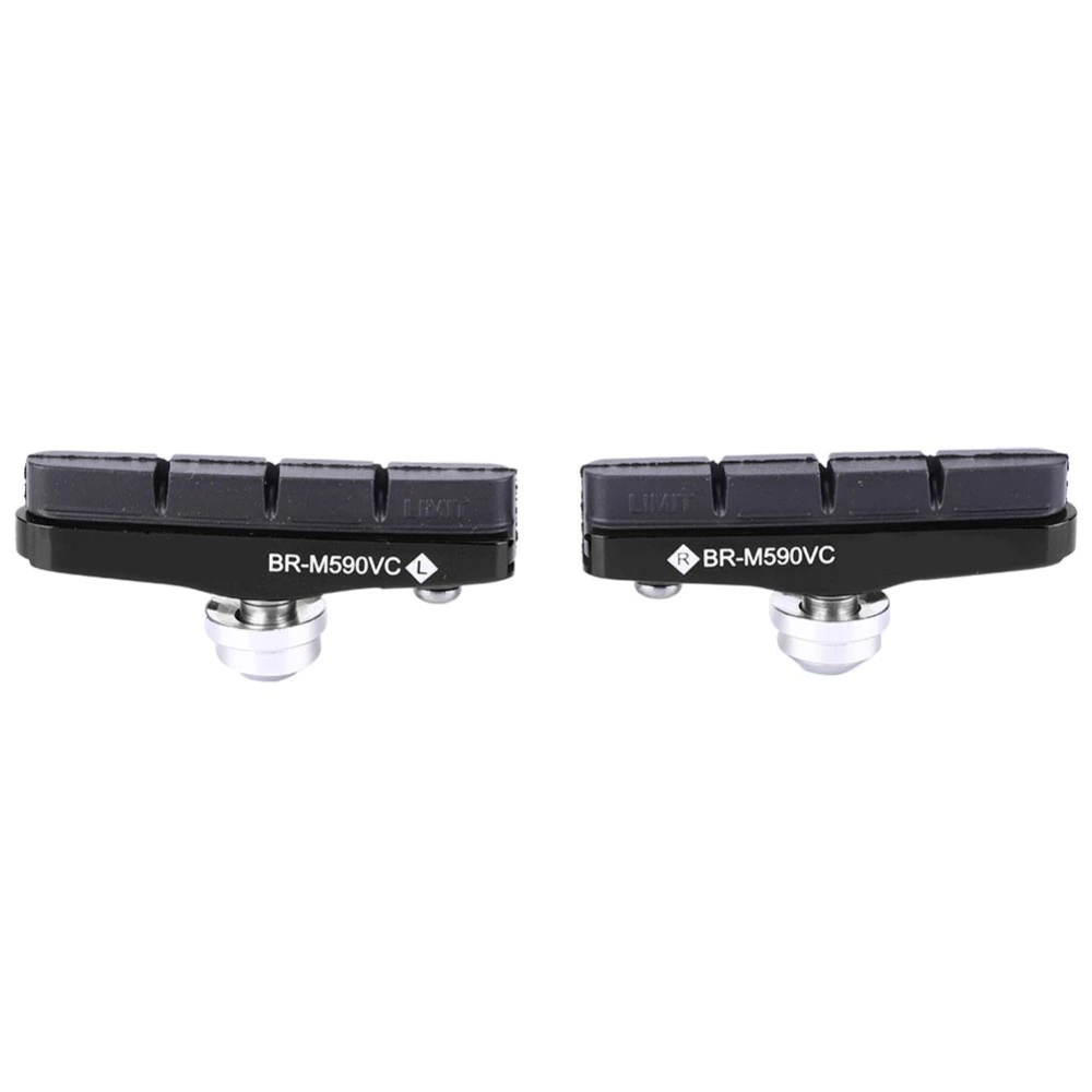 Mi.Xim 1 Pair Moutain Bike Road Bicycle Cycling Brake Pads Holder Rubber Blocks C Clamp(black)