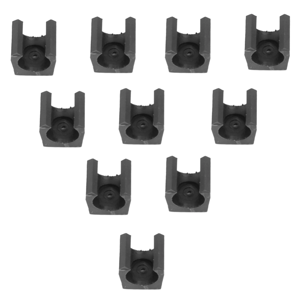 10pcs Plastic Billiards Pool Single Holder Mini Rod Organizer Carrier Accessory (Middle)