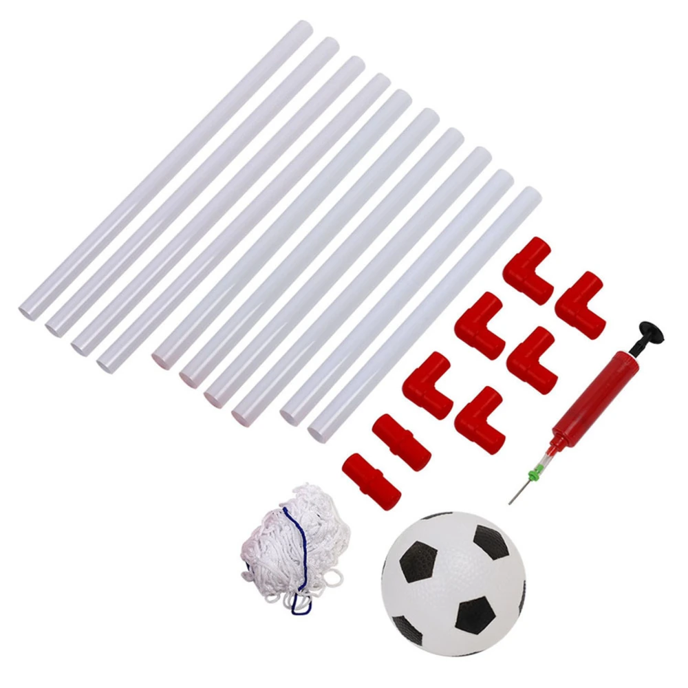 Indoor Outdoor Mini Children Football Soccer Goal Post Net Set with Ball Pump Kids Sport Toy