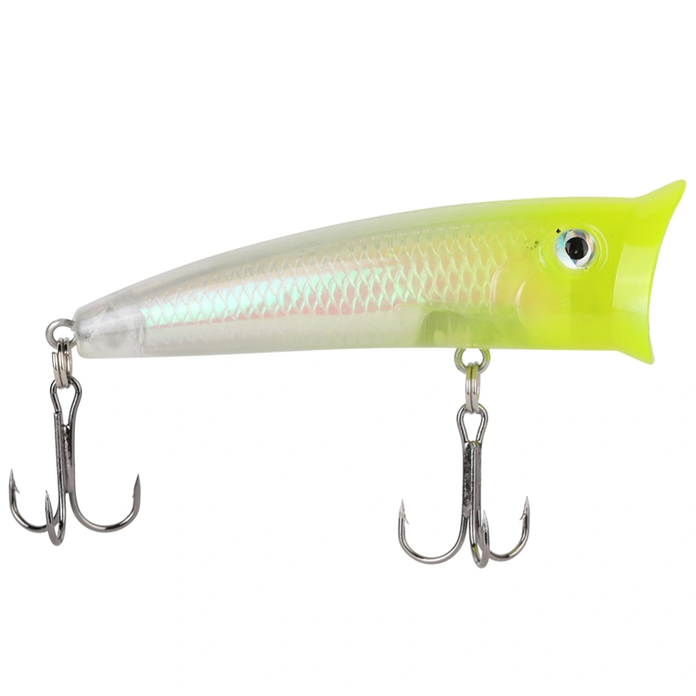 Artificial 7cm Plastic Fishing Hard Bait Floating Popper Fish Like Fishing Lures Accessory(2#)