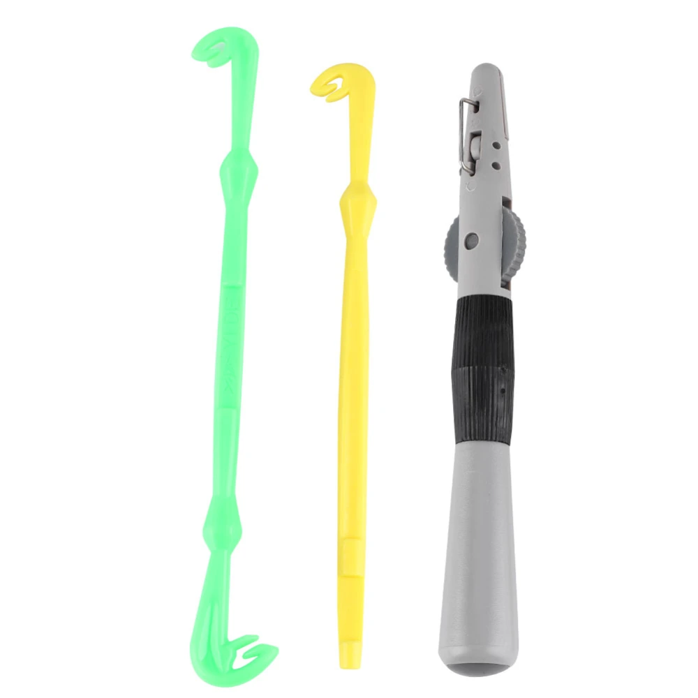 Manual Fishing Hook Tier Line Tying Tool with Sub line Single&Double Hook Fast Knot Tyer Tool