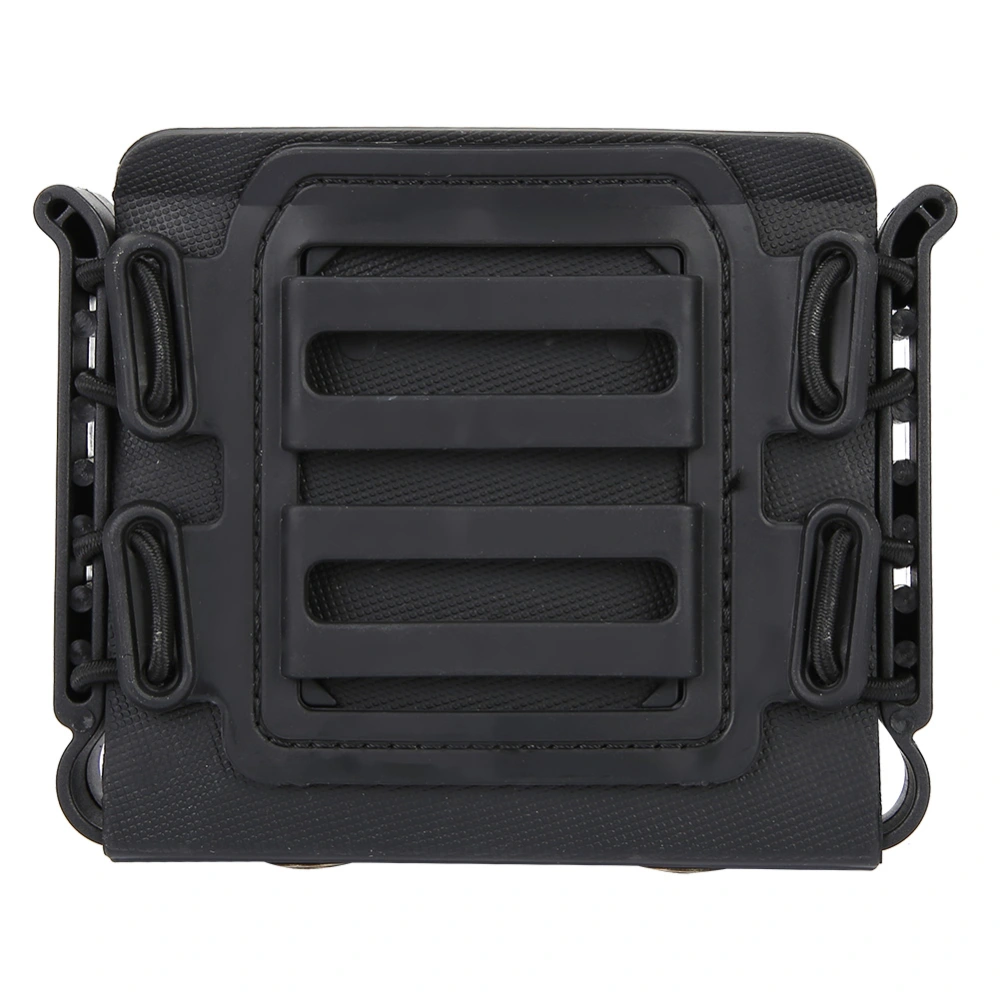 Tactical Rifle Gun Magazine Pouch Mag Holder Carrier with Belt Clip (Black)