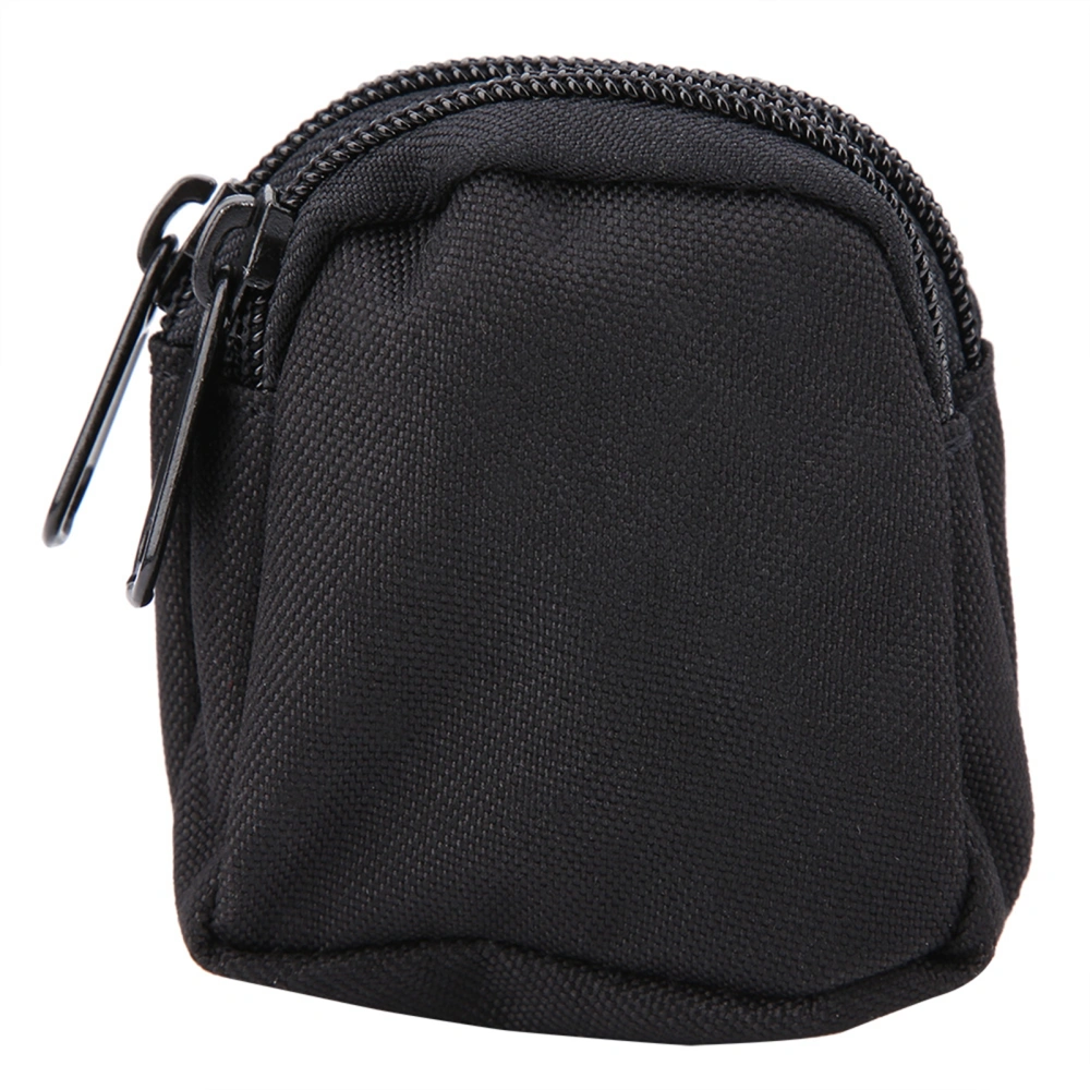 Sports Mini Waterproof Nylon Fashion Bag Outdoor Portable Storage Pouch (Black)