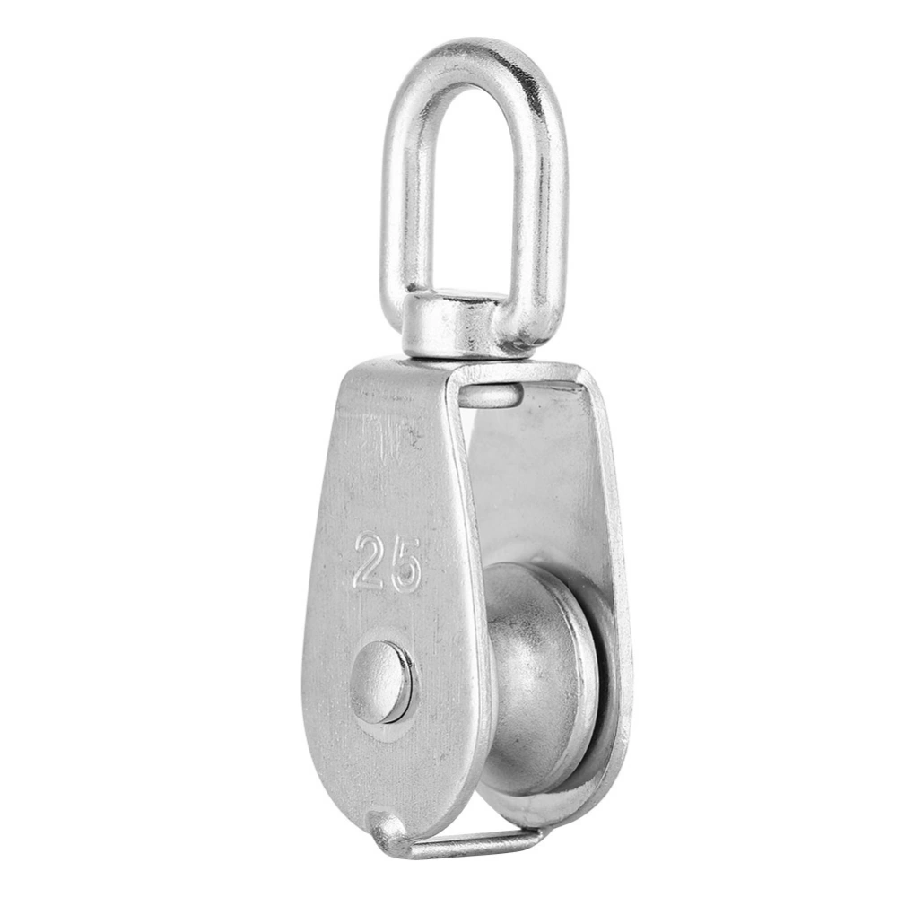 304 Stainless Steel Swivel Pulley Heavy Duty Hardware for Wire Rope (m25)