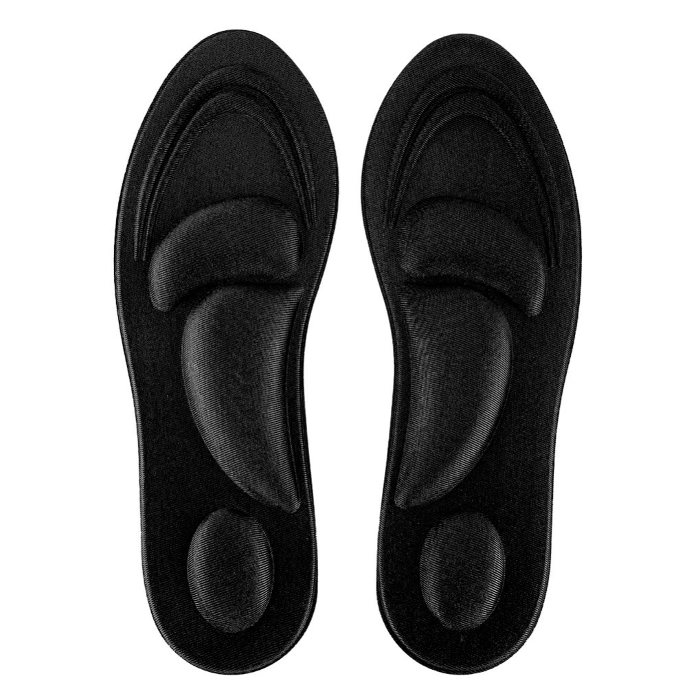 Orthotic Insoles Flat Feet Arch Support Memory Foam Insole Shoe Pad Comfort Black for Men