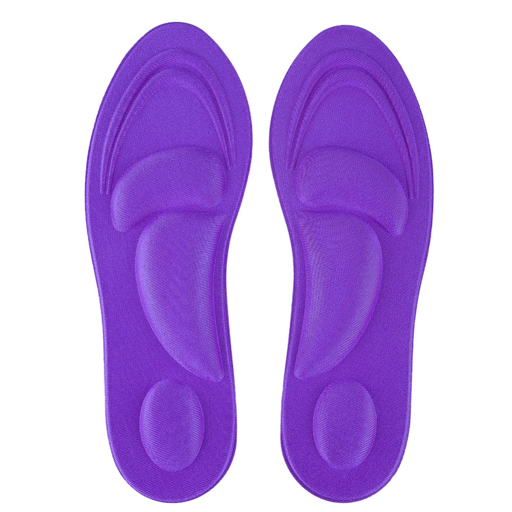 Orthotic Insoles Flat Feet Arch Support Memory Foam Insole Shoe Pad Comfort Purple for Women