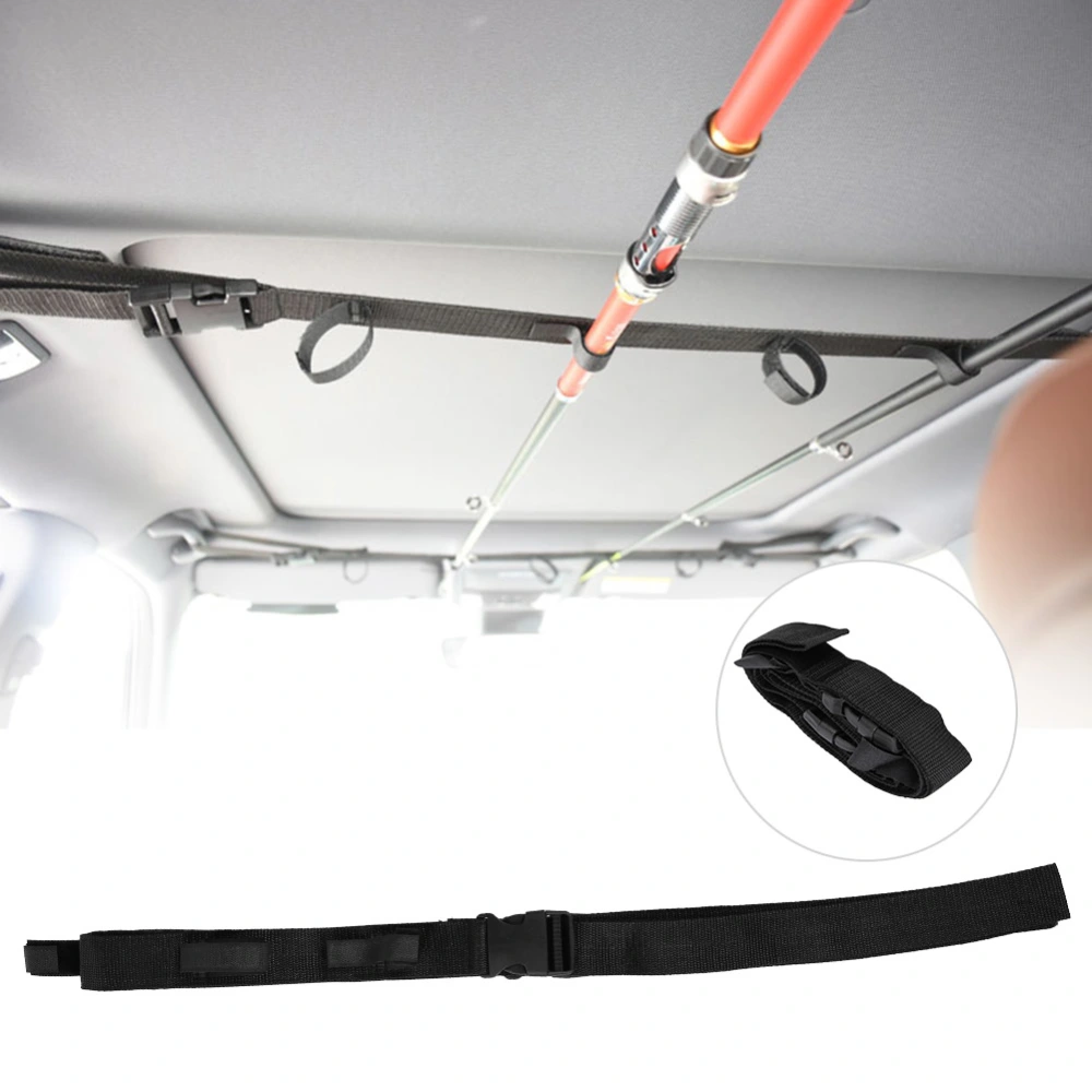 Car Fishing Rod Carrier Rod Holder Belt Strap