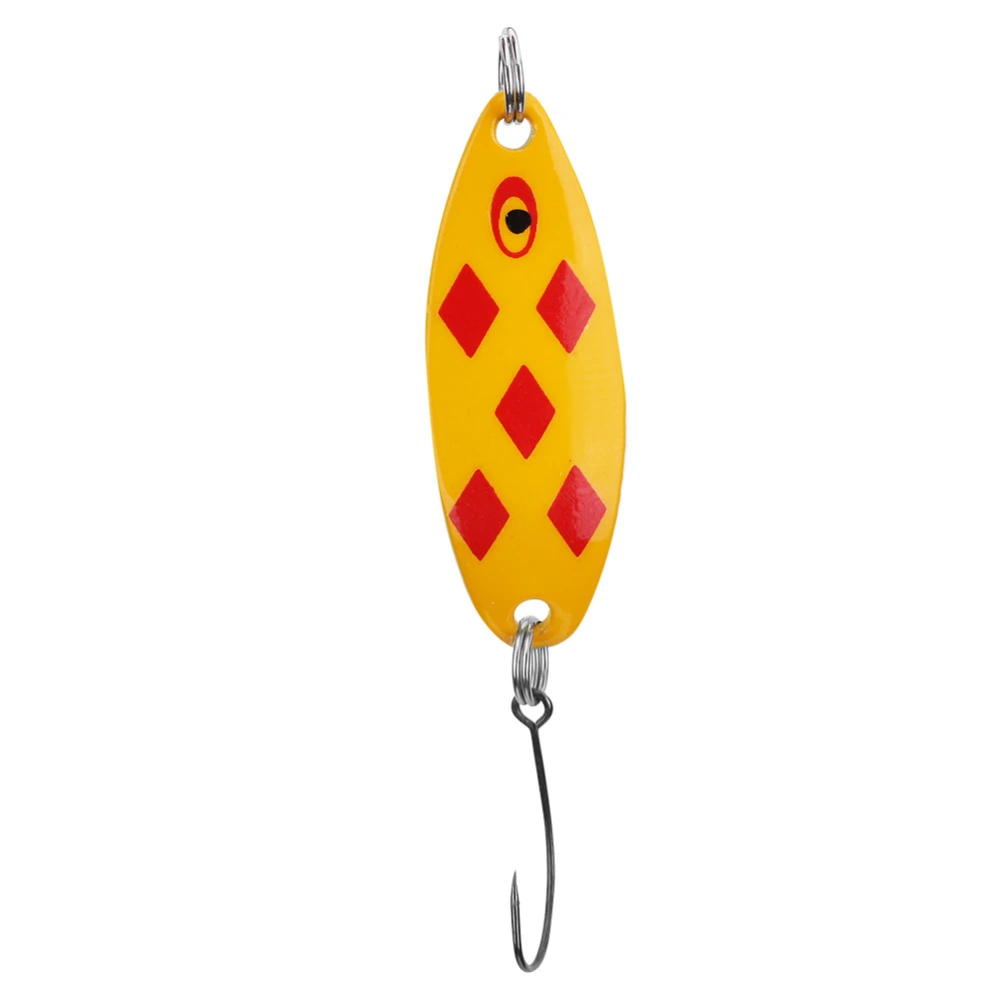 Trout Lures Trout Blinkers for Fishing Trout Lures for Trout3.5g/3.4cm(Orange Square)