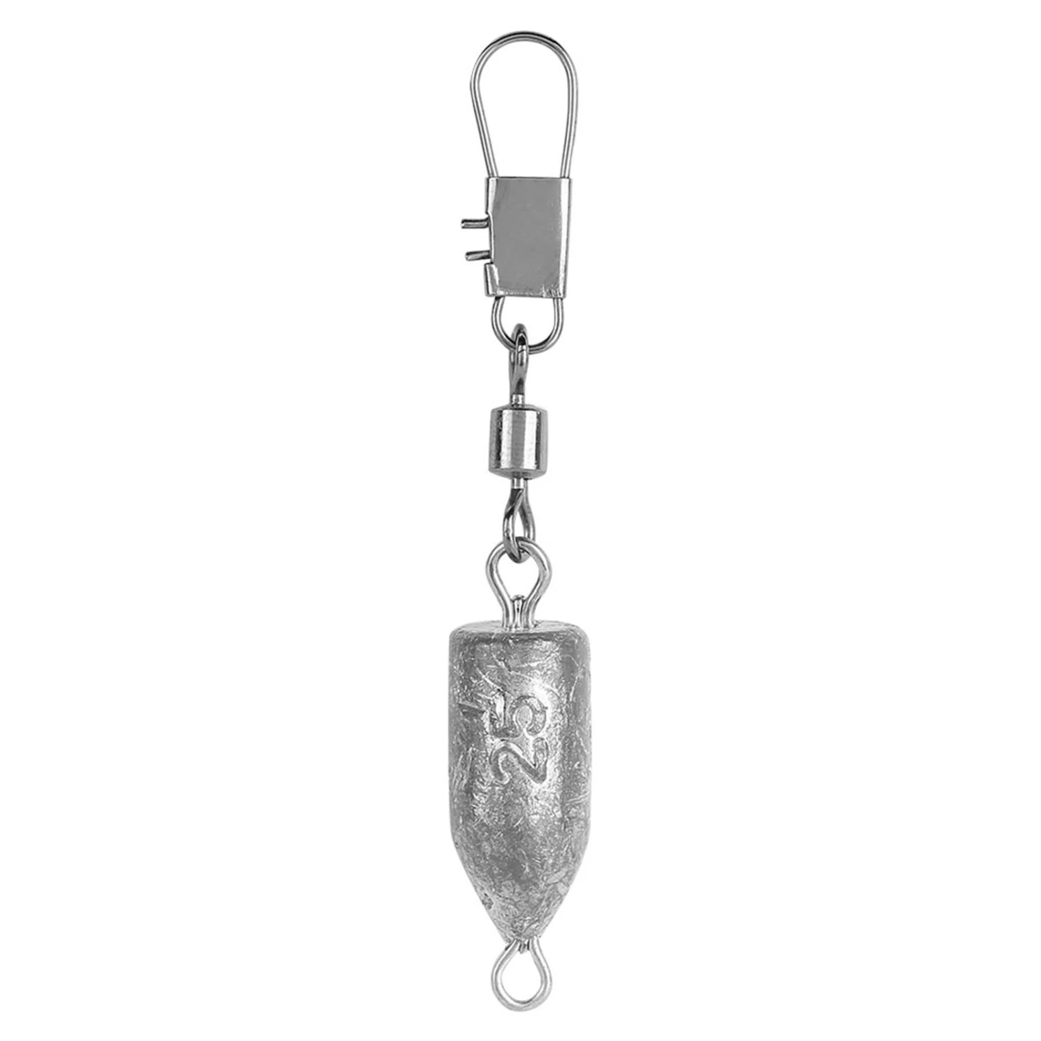 Anti Dust Durable Sinkers Weights Bullet Shaped Fishing Sinker Tackle 25g