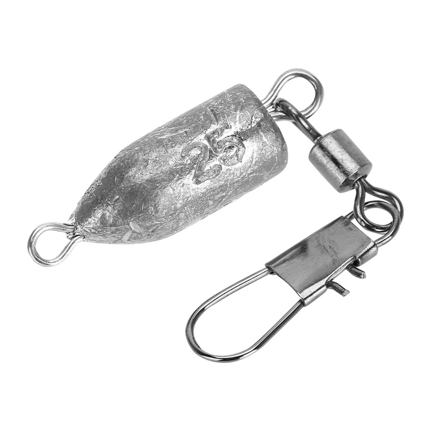 Anti Dust Durable Sinkers Weights Bullet Shaped Fishing Sinker Tackle 25g