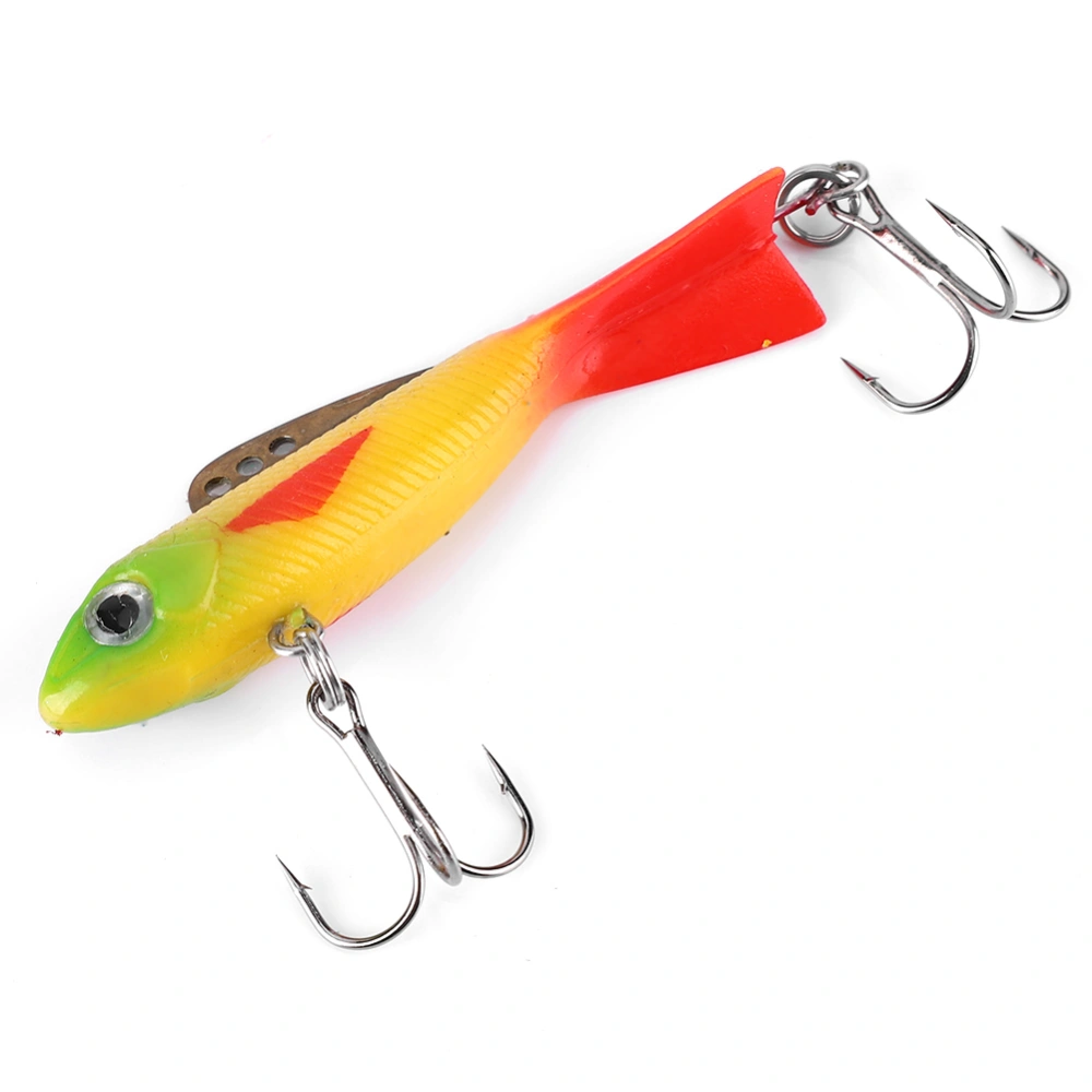 HENG JIA Winter Ice Fishing Lures Vibration Bait Jig Hard Lure Accessory (F)