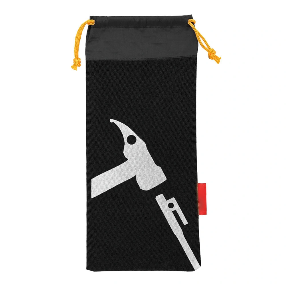 Tent Camping Tent Peg Hammer Nail Pouch Black Peg Nails Stake Storage Bag(black)