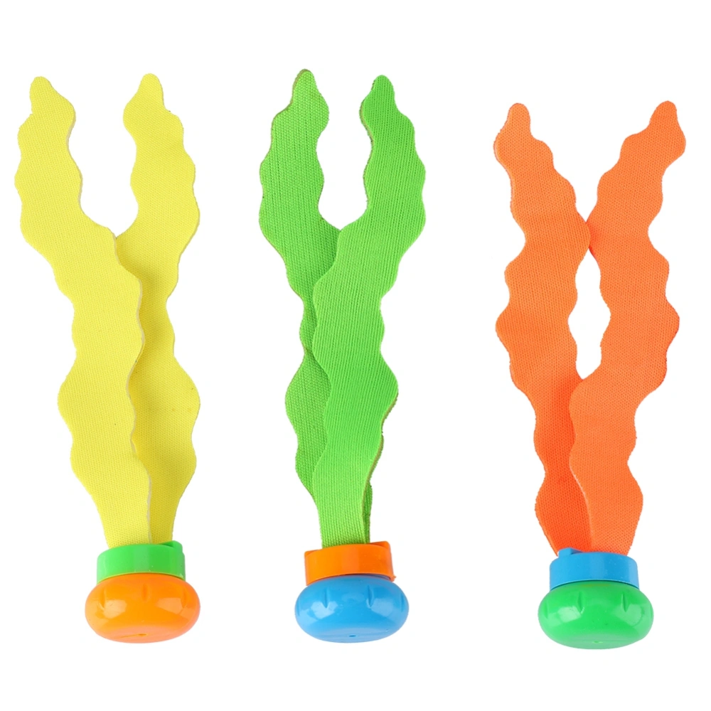 3pcs Children Pool Swimming Diving Seaweed Toys Swim Bath Training Water Toys