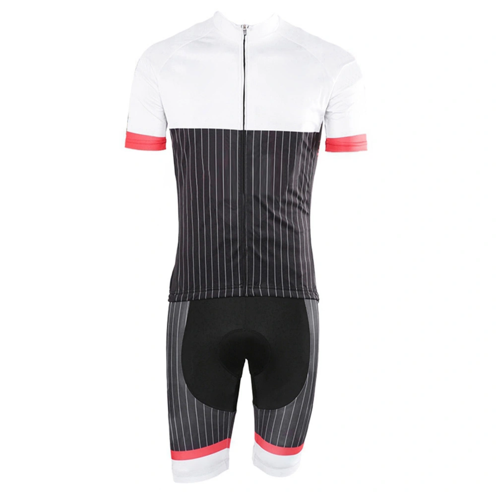 Short Sleeve Jersey Shirt Bicycle Cycling Race Fitness Clothes Pants Shorts Suit Set Outdoor M