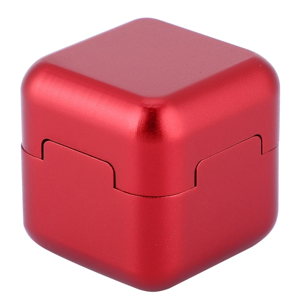 Aluminum Portable Mini Magnetic Cue Tip Chalk Holder Billiard Pool Chalks Carrier (Red)