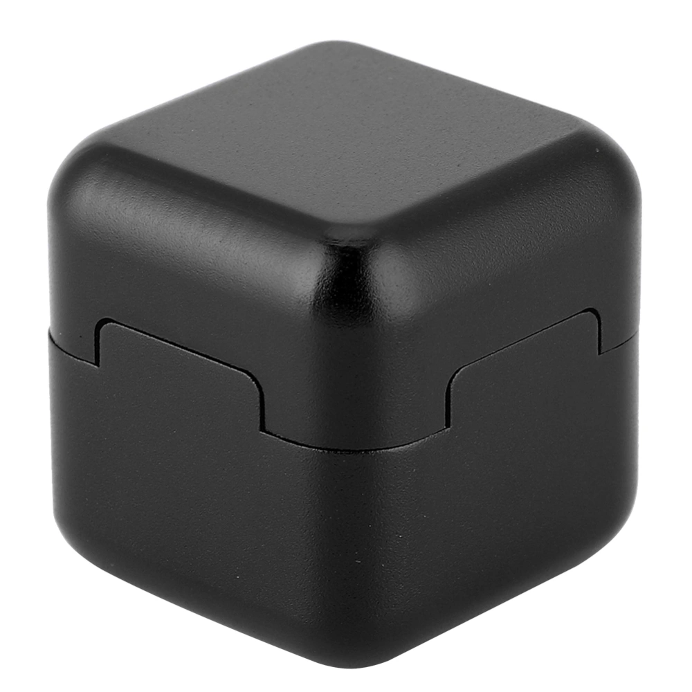 Aluminum Portable Mini Magnetic Cue Tip Chalk Holder Billiard Pool Chalks Carrier (Black)