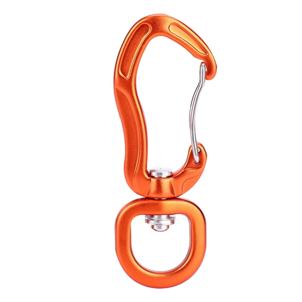 Aluminum Hammock Climbing Safety Buckle Carabiner Quickdraw Quick Hanging Hook(Orange)