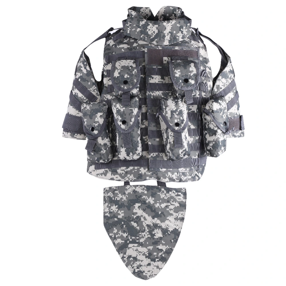 OTV Tactics Vest Camouflage Combat Body Armor w/ Pouch/Pad Airsoft Military Clothing MC