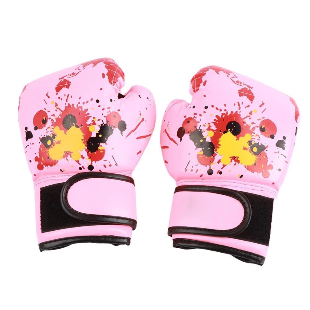 Baby Girls Boys Children Boxing Gloves Punch Training Kids Fight Mitts (pink)