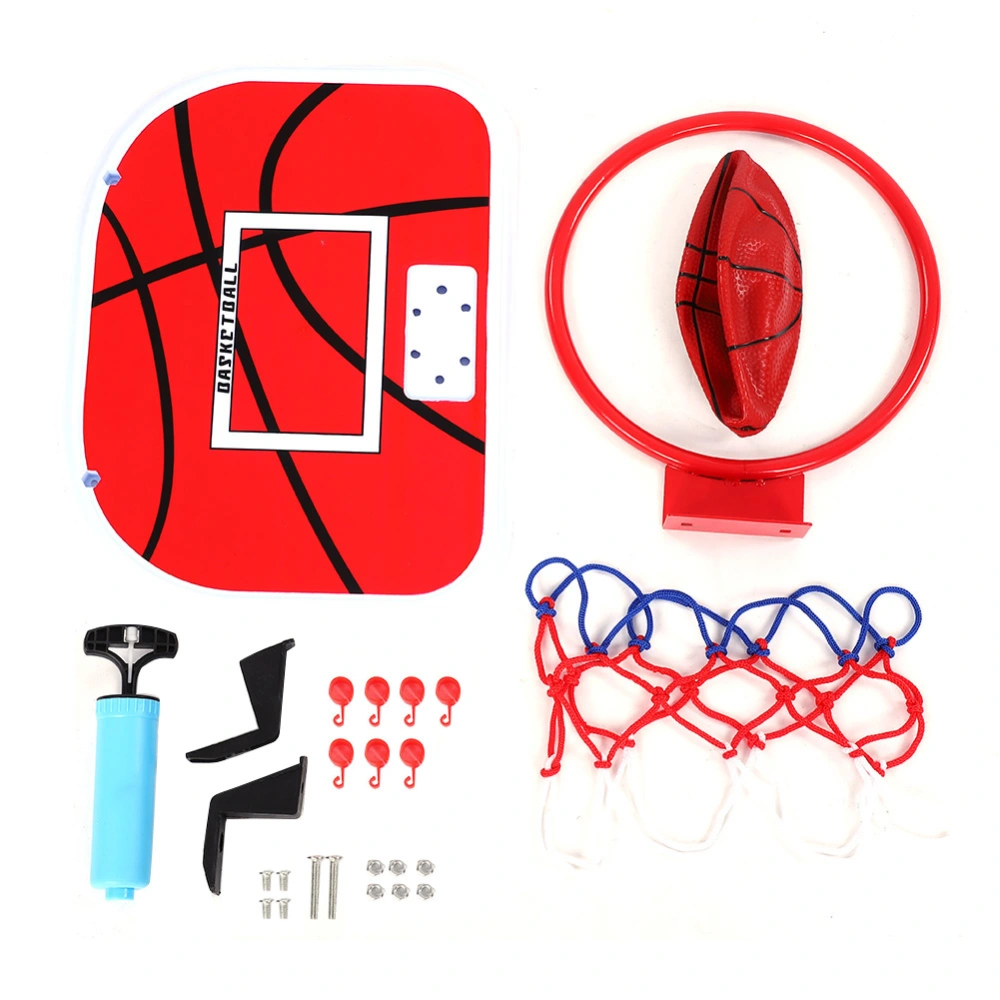 Indoor Adjustable Suspension Netball Hoop Mini Basketball Plate for Children Game Plastic Hook