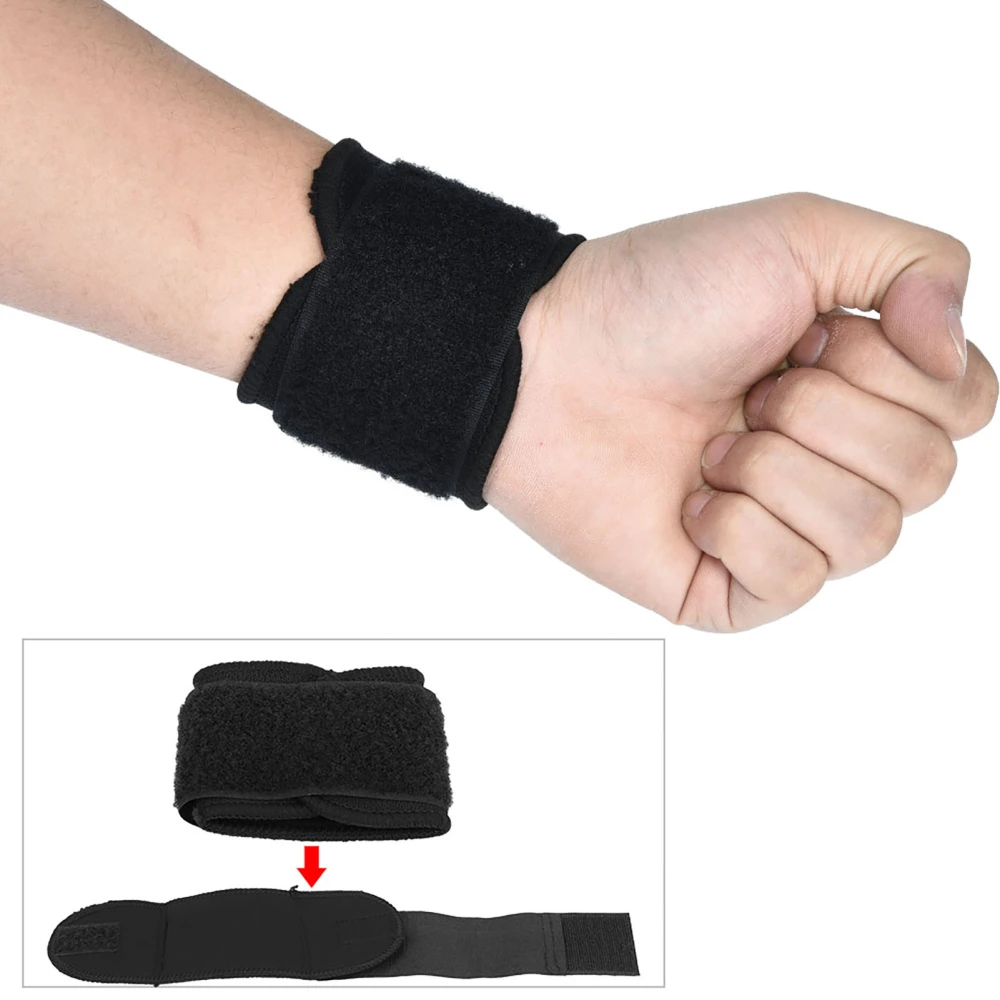 Weight Lifting Elastic Adjustable Pressurized Wristband For Basketball Badminton Sports