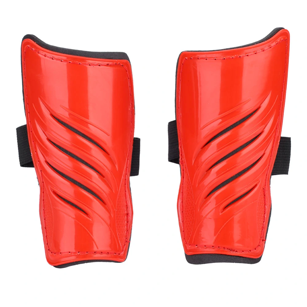 1 Pair Child Football Sports Shinguards Kids Soccer Ball Shin Guards Legs Protector Red