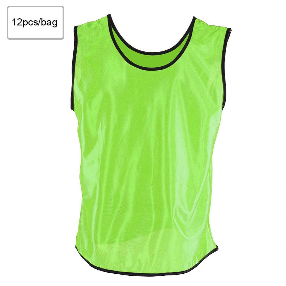 Jerseys Sleeveless Breathable Children Football Basketball Training Team Vests Grouping Green