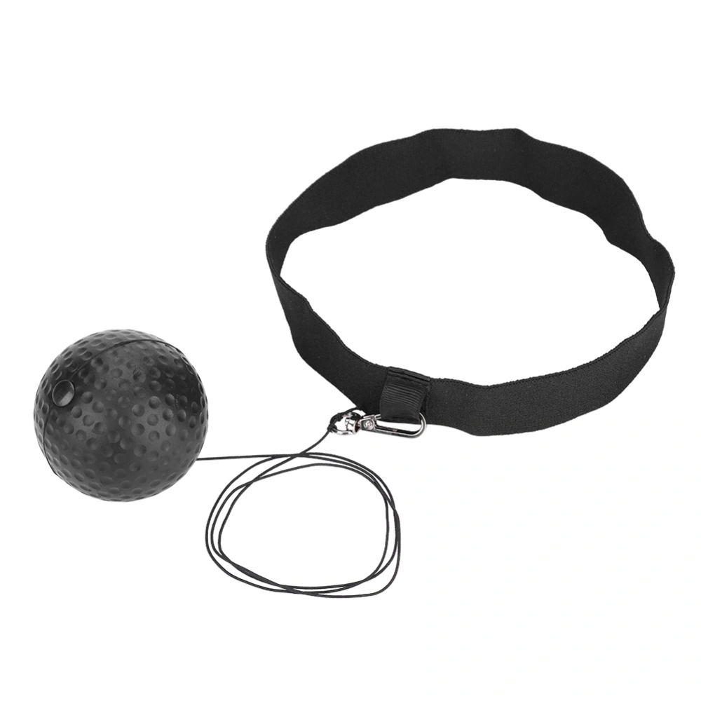 Boxing Equipment Fight Punch Reflex Ball With Head Band for Traning Boxing Stress Relief Black