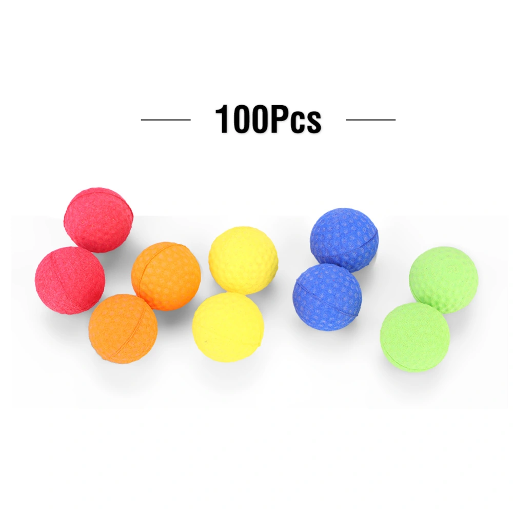 100PCS Colorful Soft Bullet Balls for Rival Zeus Apollo Refill Gun Bullet Toy