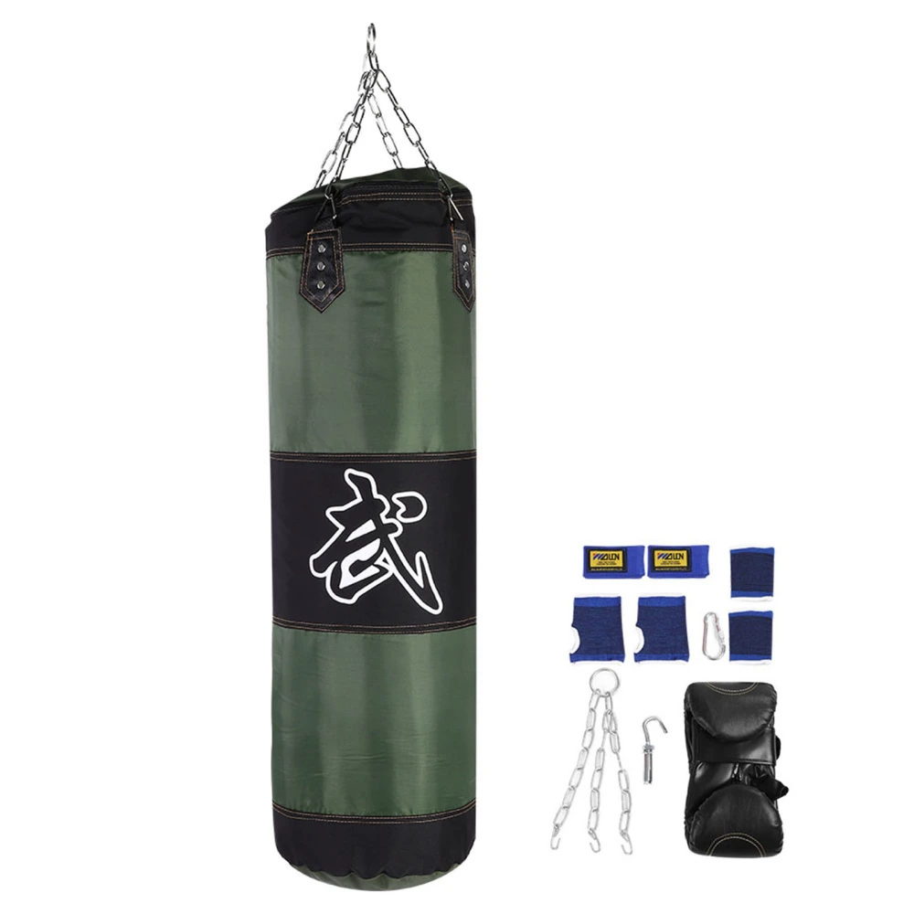 7+1 Empty Training Boxing Hook Kick Sandbag Fight Karate Punch Punching Sand Bag Gloves