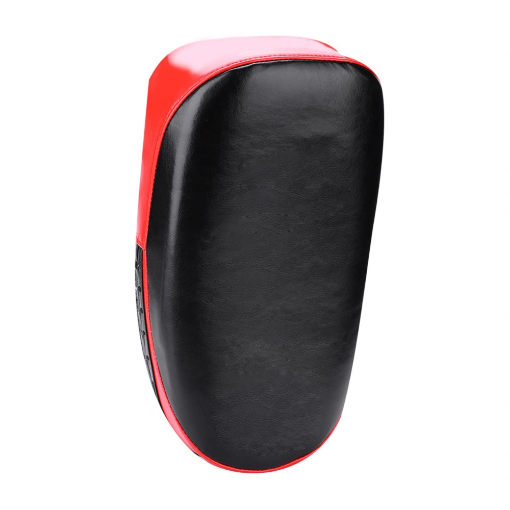 Muay Thai Boxing Kicking Curve Pad Hand Feet Target Punching Training Shield(Red)