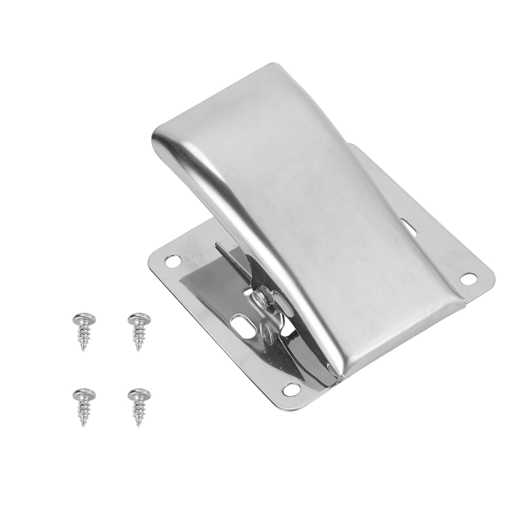 Stainless Steel Fish Fillet Clamp Tail Clip with Mounting Screws for Cleaning Board