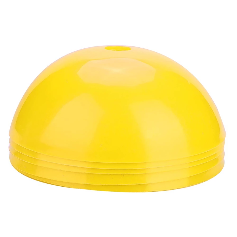 5pcs Soccer Training Cone Football Barriers Plastic Marker Holder Accessory (Yellow)