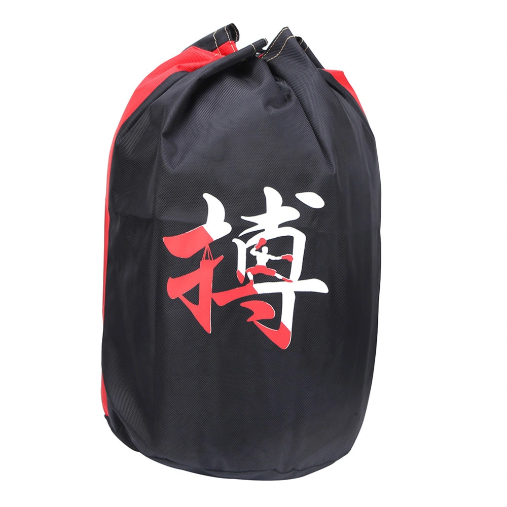 Unisex Gym Sports Rope Bag Protectors Storage Backpack for Taekwondo Boxing (Chinese Character)